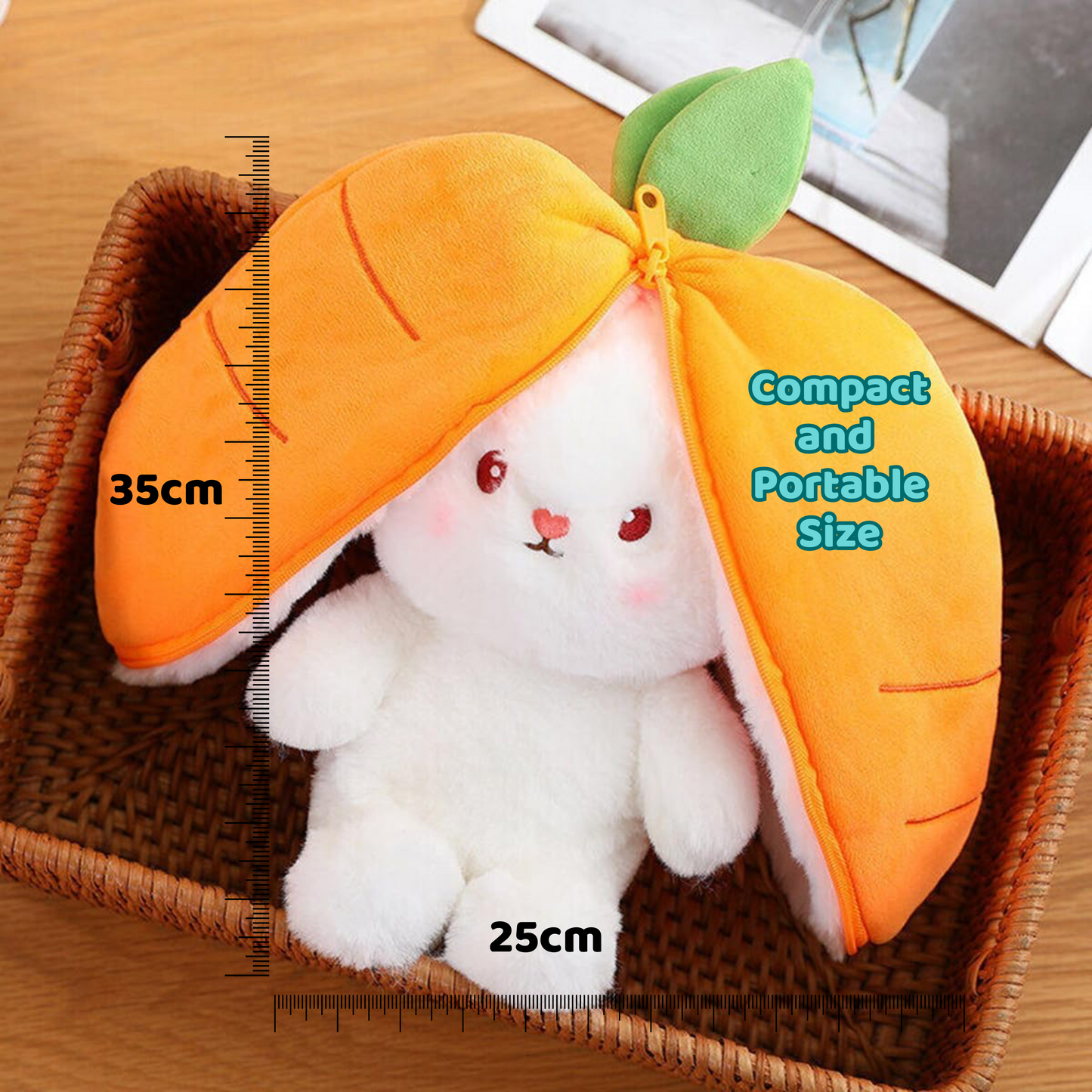 Stuffed Bunnie toy that breathes to sleep, anti-stress.